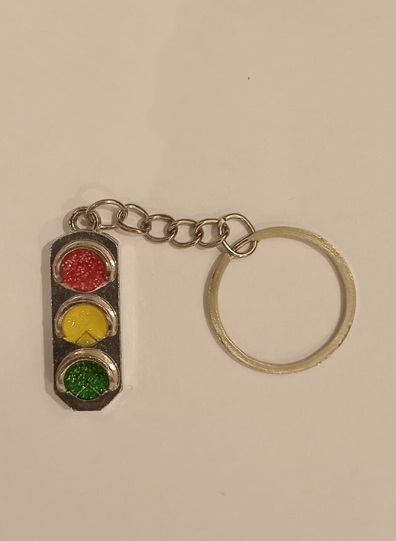 Generic Traffic Light Design Keychain  - Image 2