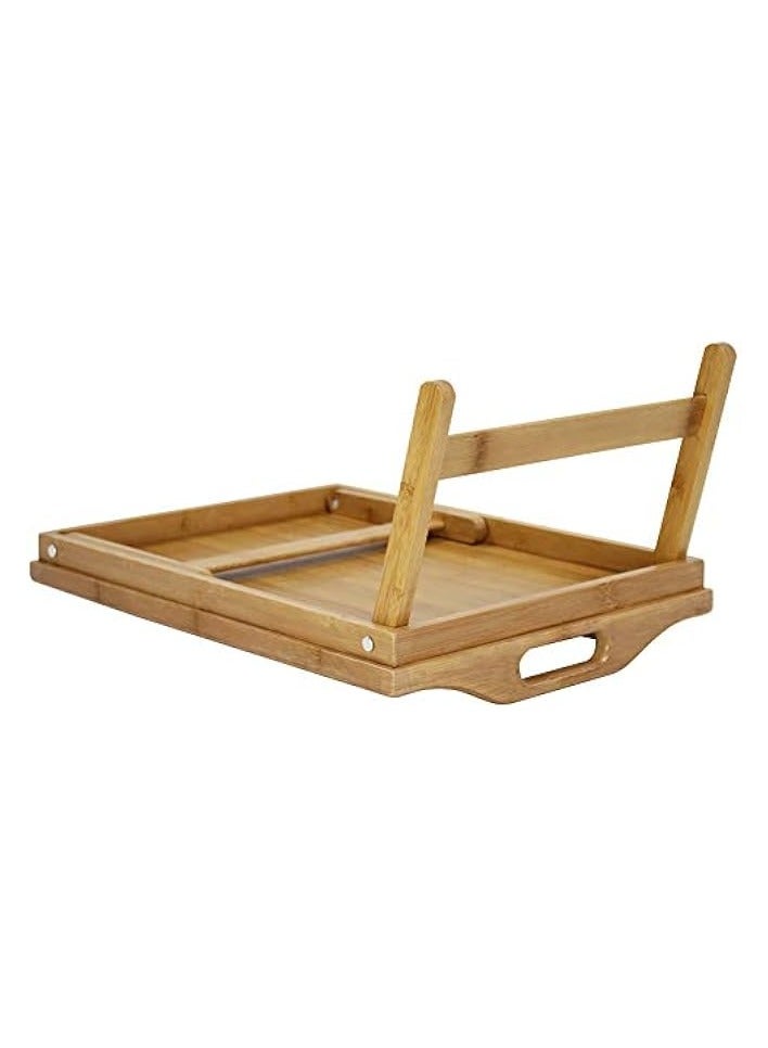 erorex Bed Tray Table with Folding Legs Foldable Serving Portable Laptop Tray Snack Tray Breakfast Tray Bed Table Drawing Table  - Image 2
