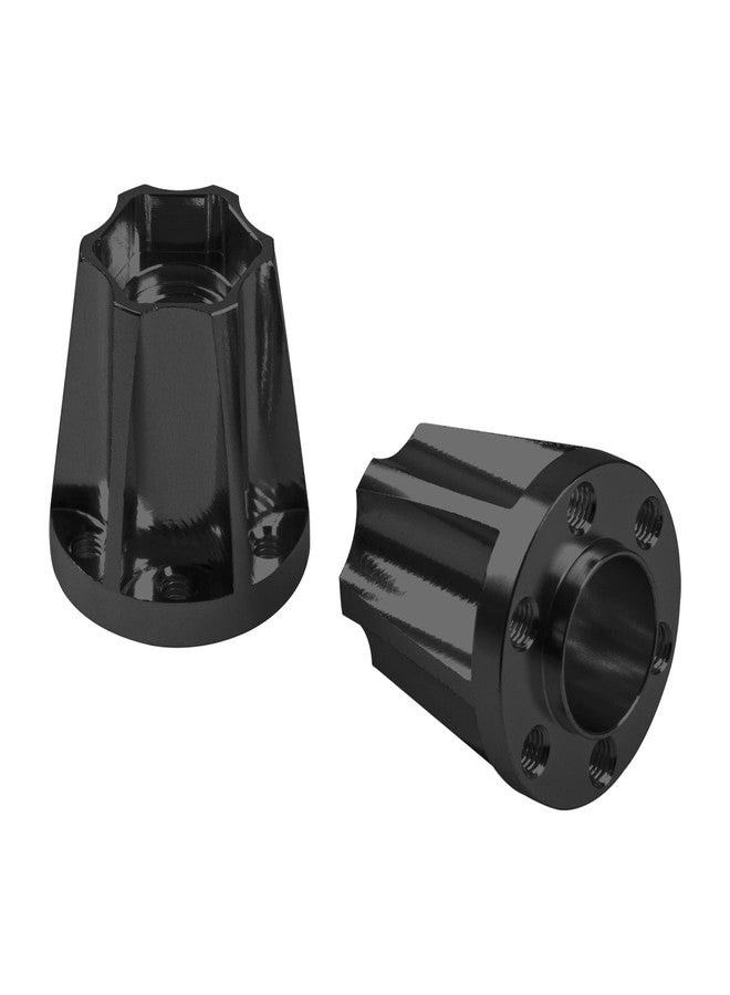 Vgoohobby Metal RC 12mm Wheel Hex Hub Extension Combiner Compatible with 1.9/2.2inch Wheel Rim Axial SCX10 Traxxas TRX4 D90 1/10 RC Crawler (22mm, Black) - Image 5