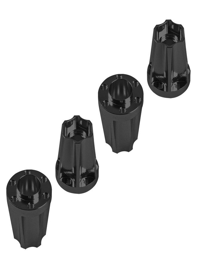 Vgoohobby Metal RC 12mm Wheel Hex Hub Extension Combiner Compatible with 1.9/2.2inch Wheel Rim Axial SCX10 Traxxas TRX4 D90 1/10 RC Crawler (22mm, Black) - Image 3