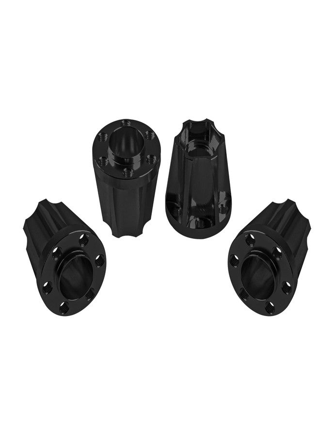 Vgoohobby Metal RC 12mm Wheel Hex Hub Extension Combiner Compatible with 1.9/2.2inch Wheel Rim Axial SCX10 Traxxas TRX4 D90 1/10 RC Crawler (22mm, Black) - Image 4