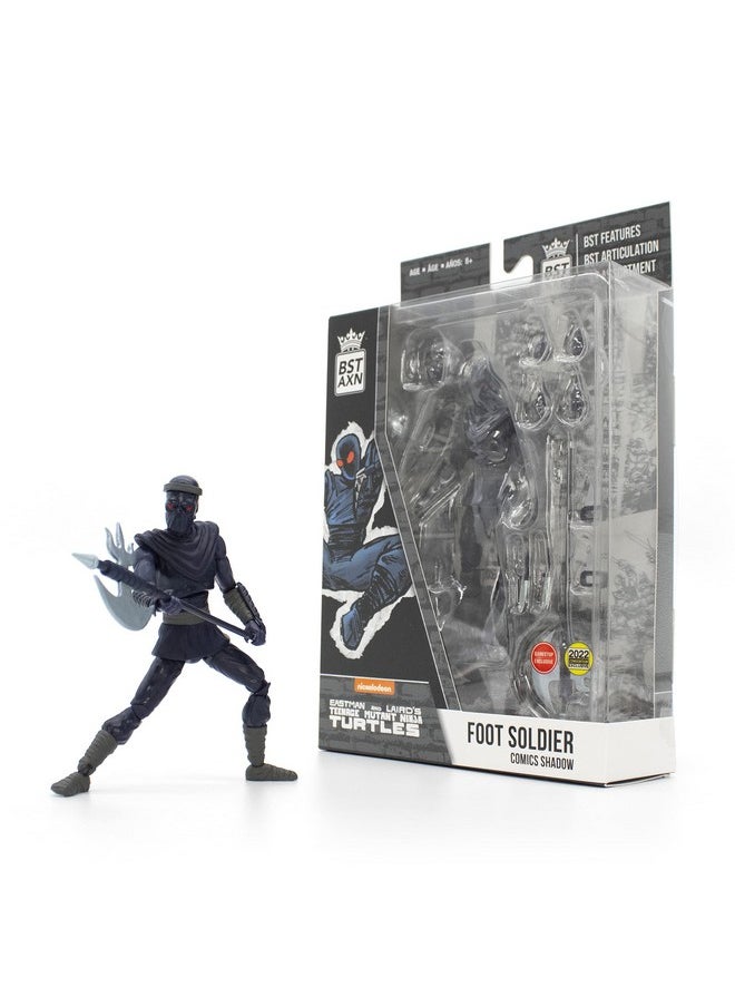 The Loyal Subjects - Teenage Mutant Ninja Turtles Limited Edition Foot Soldier 'Midnight Shadow Villain' San Diego Comic Con Bst Axn 5Inch Action Figure With Accessories - Image 1