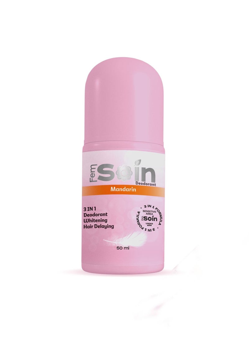 Fem Soin - Fem Soin Deodorant For Sensitive Areas Lighten & Delay Hair Growth (mandarin) - Image 1