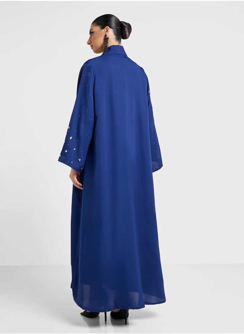 Khizana Embellished Abaya With Sheila