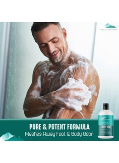 Purely Northwest Tea Tree Body Wash for Men and Women – Natural Tea Tree Oil Body Cleanser for Odor, Skin Irritations, Hydrating Shower Gel for Sensitive Skin, Gentle and Refreshing Body Wash  - Image 2