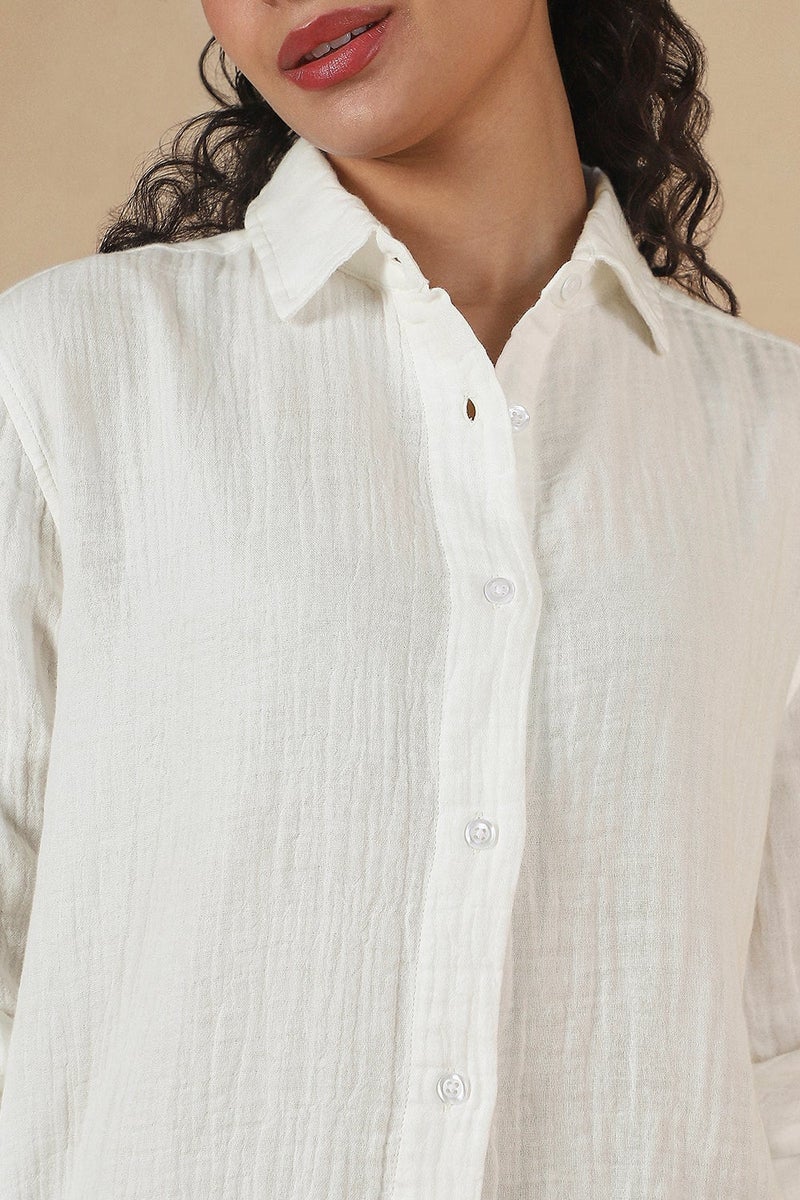 fyltr Women's Solid Casual full Sleeve Shirt - 100% Cotton | Soft & Comfortable | Tops for Women - Image 5