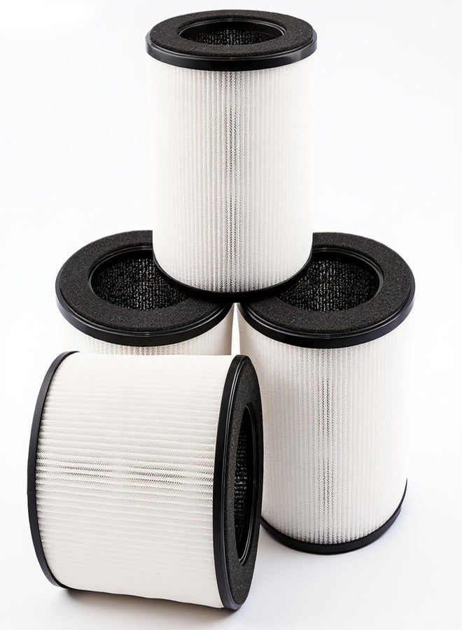 FilterEra 4 Pack B-D02L/M05 Replacement Filter Compatible with MOOKA, for VEWIOR B-D02U, for KOIOS B-D02L, for Tailulu D10 Air Purifi-er, H13 True HEPA Filters - Image 1