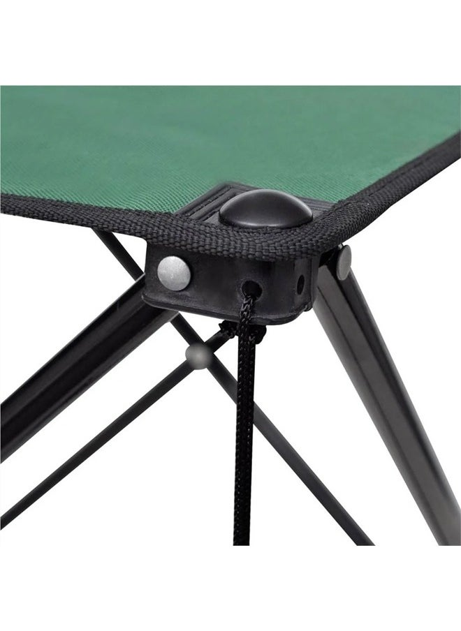 Cady One Foldable fabric picnic table with storage bag for outdoor use, non-slip metal feet and two cup inlets, size 48 cm x 48 cm x 45 cm  - Image 3