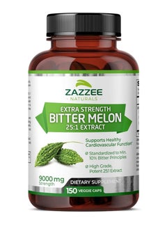 Extra Strength Bitter Melon 25:1 Extract 9000 mg 150 Capsules