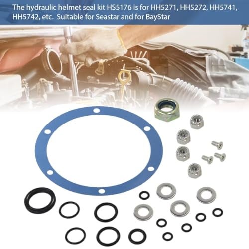 Gxcdizx Hydraulic Seal Rebuild Kit for SeaStar BayStar Helm Models HS5176 HH-5271 5272 5741 5742 - Image 3