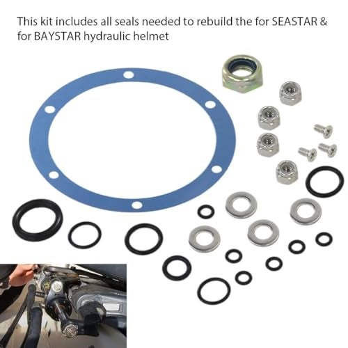 Gxcdizx Hydraulic Seal Rebuild Kit for SeaStar BayStar Helm Models HS5176 HH-5271 5272 5741 5742 - Image 5