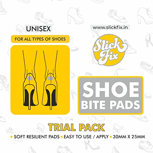 SlickFix Shoe Bite Protector Pads Self-Adhesive With 24-Pcs, back heel for protectors, Heel comfort pads, Suitable for Insole, Heel savers for shoes, Sneakers, Shoes Accessories for Men & Women. - Image 3