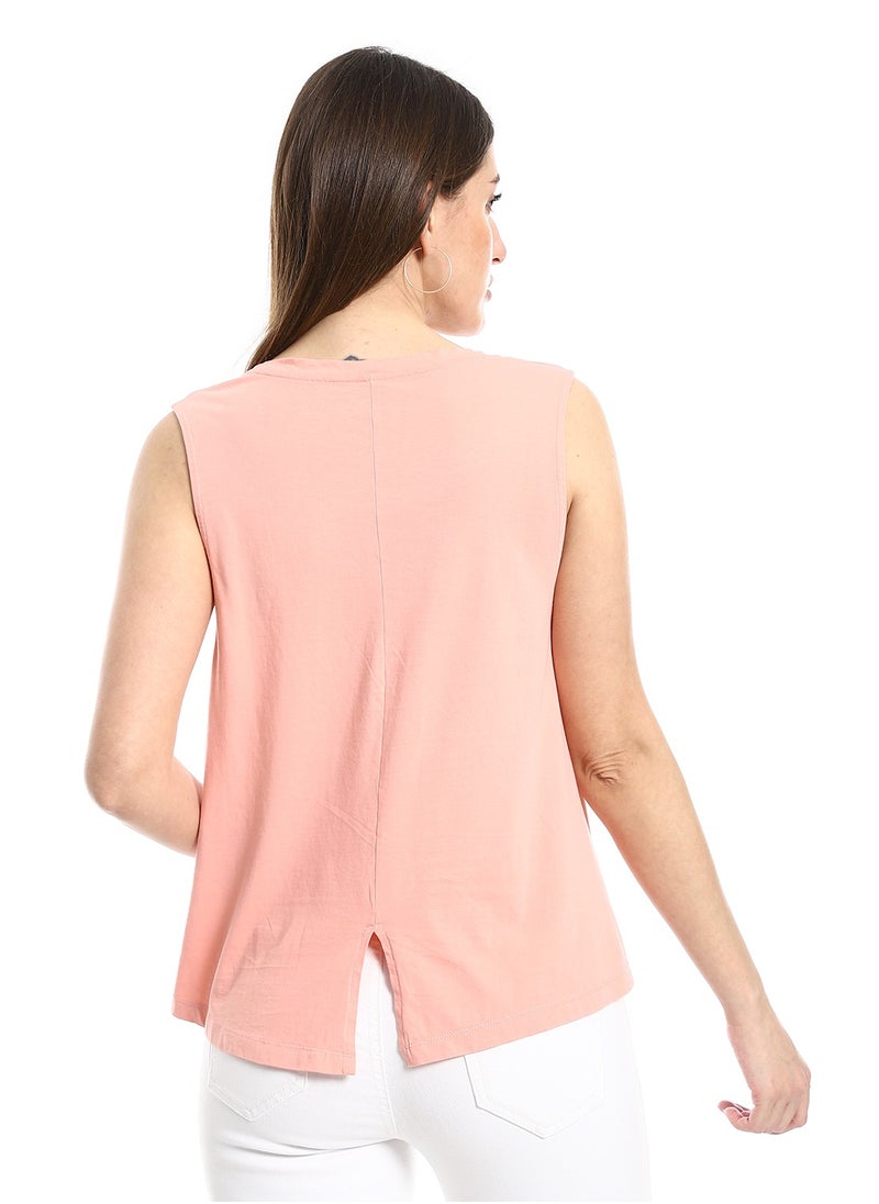 MERCH - Top with ruffles in the front and open lower back - Image 1
