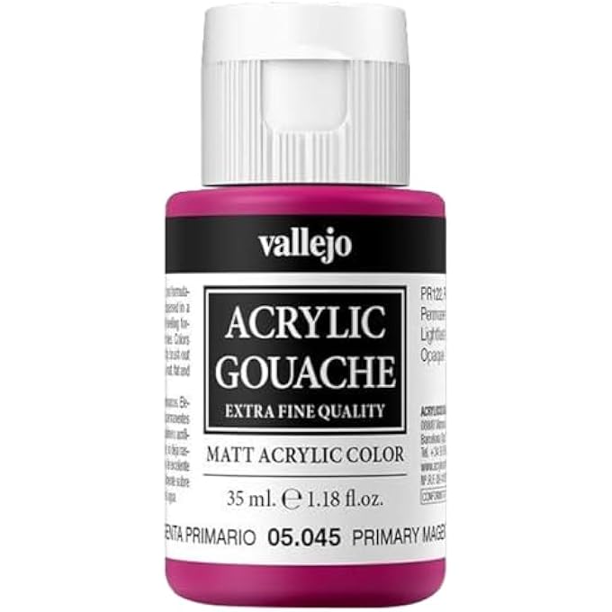 05.045 ACRYLIC GOUACHE PAINT 35 ML, MAGENTA