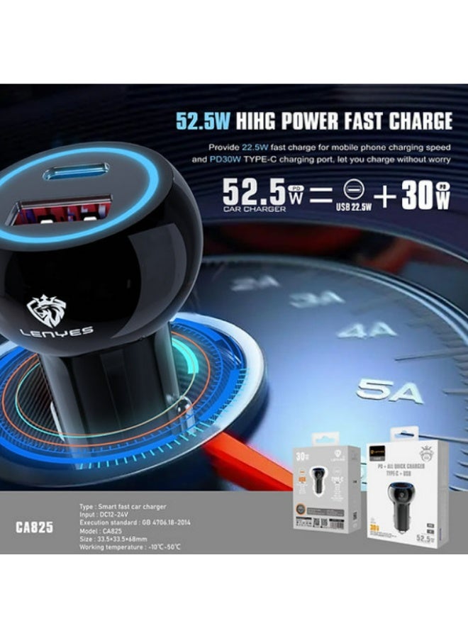 lenyes smart fast car charger - Image 1