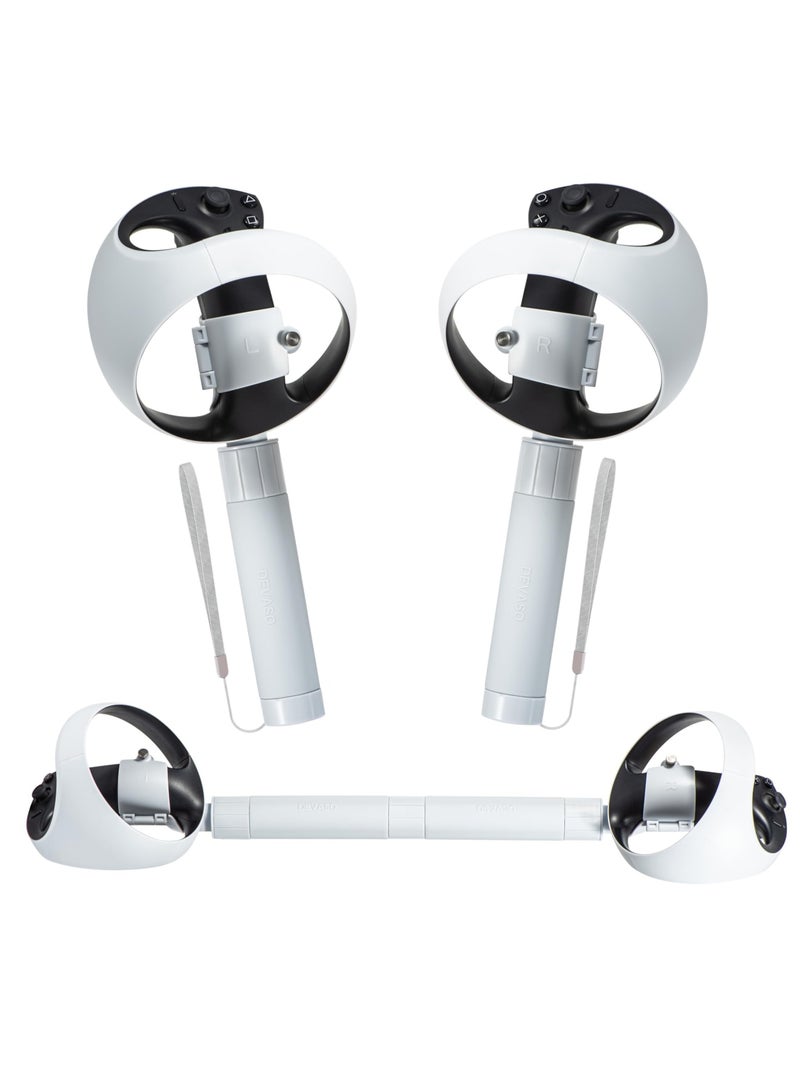 SOLARAE Handle Attachments for PS VR2 Controller Accessories, for Meta Quest 2 Controller Accessories, Vr Gorilla Tag Long Arms Beat Saber Extension Grip, VR Handle Accessories - Image 1