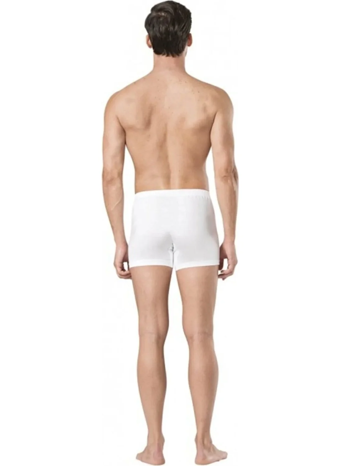 بيير كاردان 405 Men's 2-Piece Combed Cotton Boxer-White