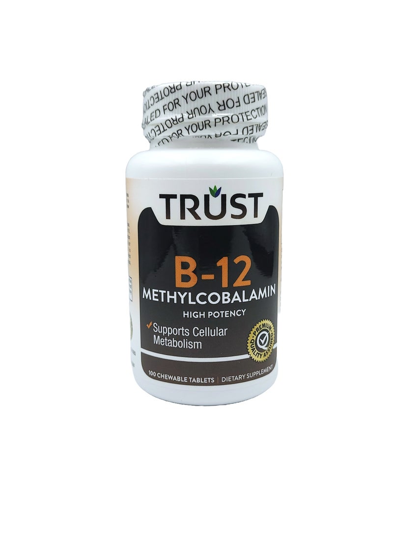 TRUST B-12 Brain/Nerve Vitamin Tablet (1000mg, 100 Tablets) - Image 1