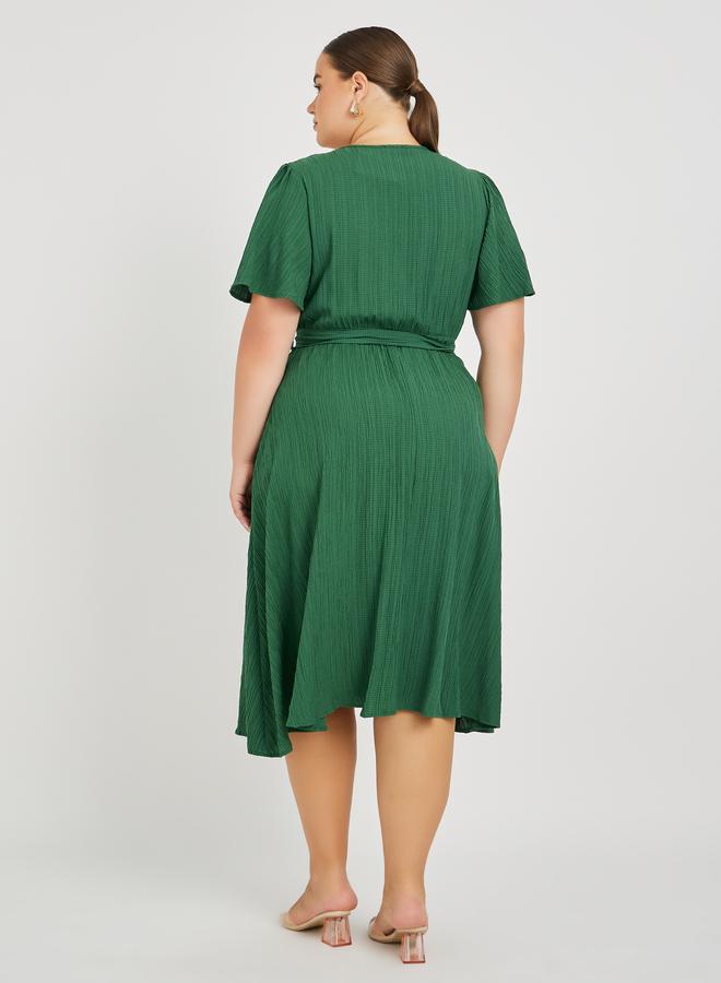 Styli Lace Trimmed Dress - Image 5