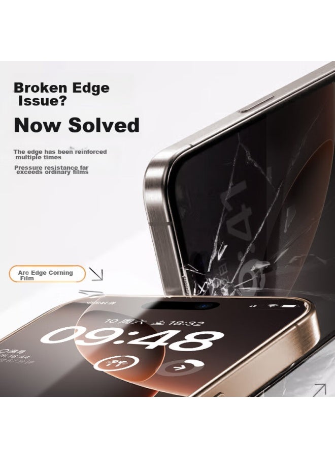 DiVi First Guard For Apple 16, Tempered Glass Film For Iphone 16, Full Screen Coverage, Shockproof, Anti-fingerprint, Dustproof, No White Edge, Hd Clear Film, Dust-free Installation - Image 2