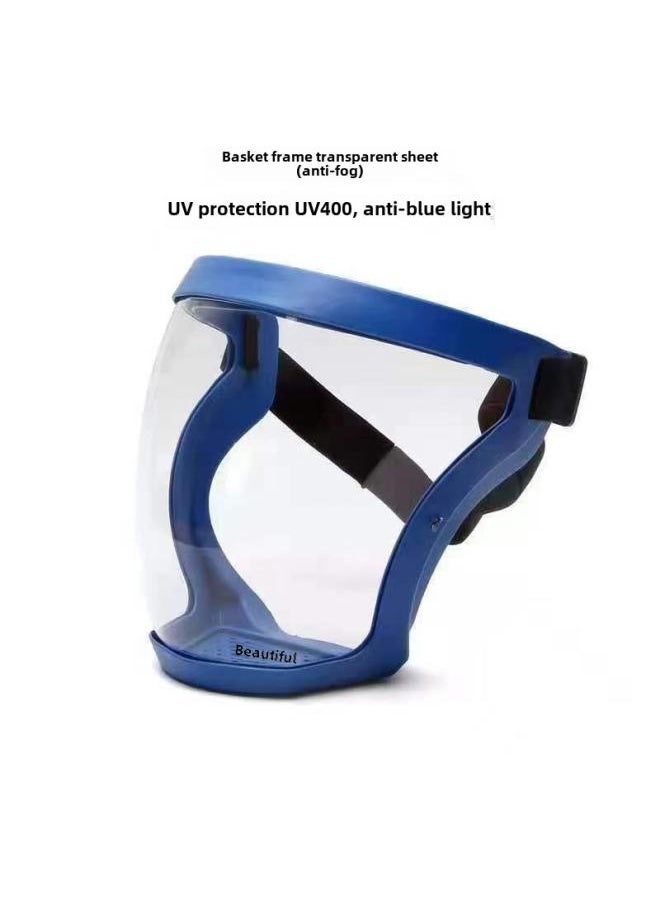 Generic Full-face Hd Anti-fog Multi-functional Protective Mask For Pesticide Welding Dust-proof Water-splashing Festival Drifting Water Fight Mask 