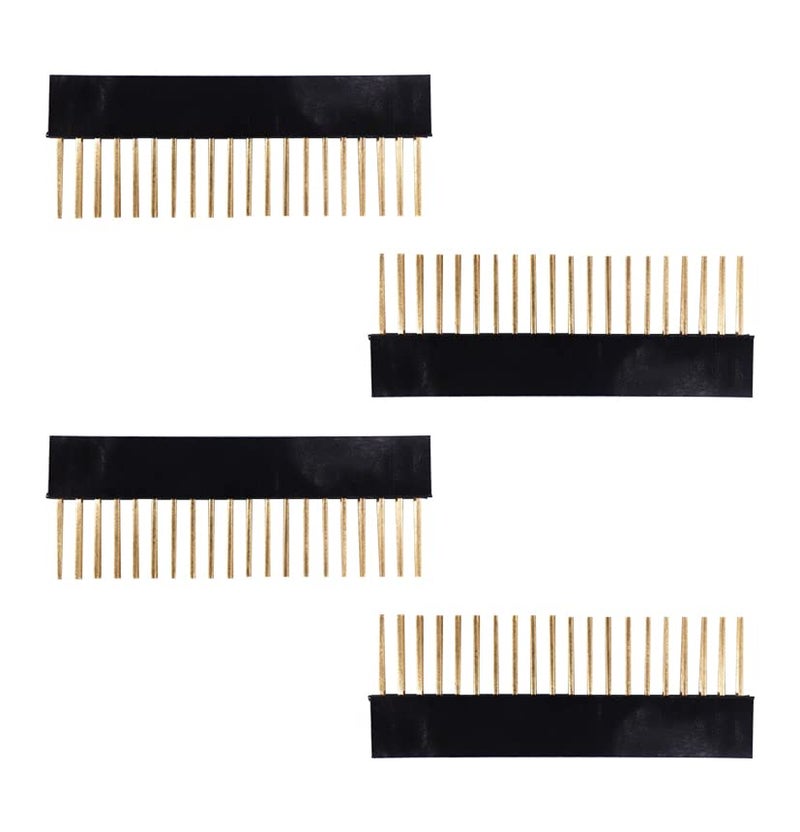 Treedix 2 x 20 Pin Stacking Header Female Pin Header Compatible with Raspberry Pi (Pack of 4) - Image 2