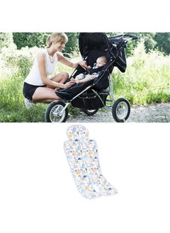 Gonice Baby Pushchair Seat Ice Liners, Infant Car Seat Insert, Baby Gel Seat Cooler Pad, Universal Fit Baby Stroller Cooling Cushion for Summer, Cooling Mat for Pushchair (Blue Dinosau)  - Image 5