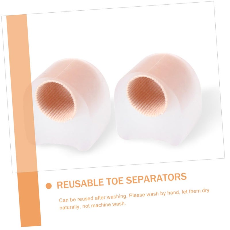 6Pcs Transparent Toe Separators Bunion Corrector Comfortable Toe Alignment Straightener For Men And Women - Image 5