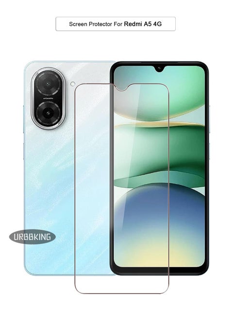 Anti-Scratch Full Coverage Tempered Glass Screen Protector For Xiaomi Redmi A5 4G