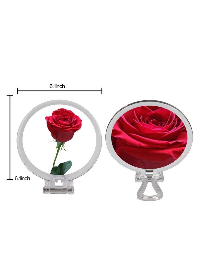 Miss Sweet Folding Hand Held Mirror With 10X Magnification & True Image 6.1Inch Travel Mirror (10X) - Image 3