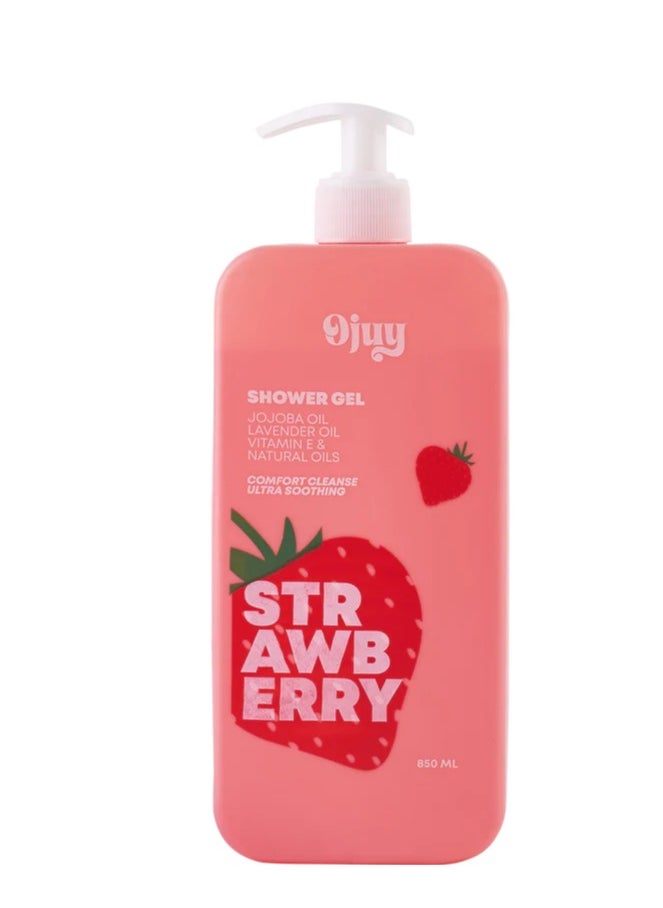 Ojuy strawberry Shower gel 850 ML  - Image 1