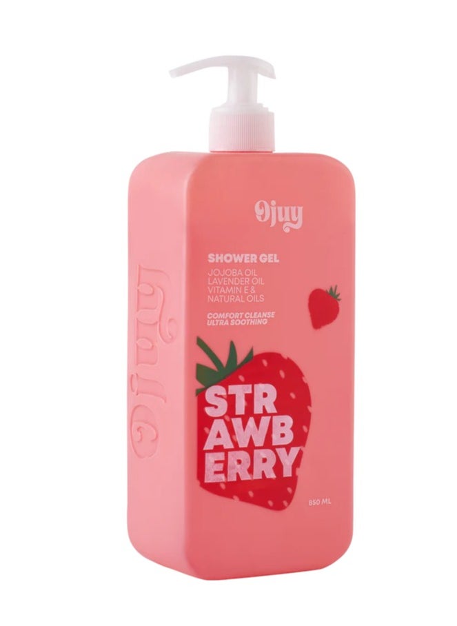 Ojuy strawberry Shower gel 850 ML  - Image 2