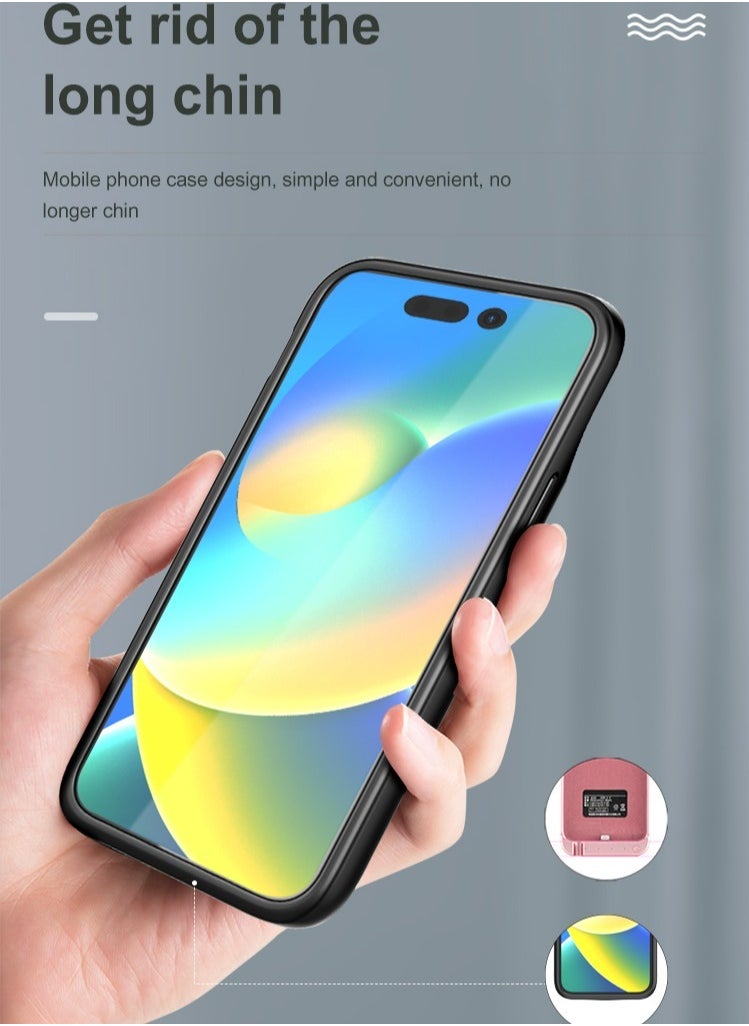 GULFLINK Wireless Protective Charging Case Cover For iPhone 14Plus 4800mah Black  - Image 2