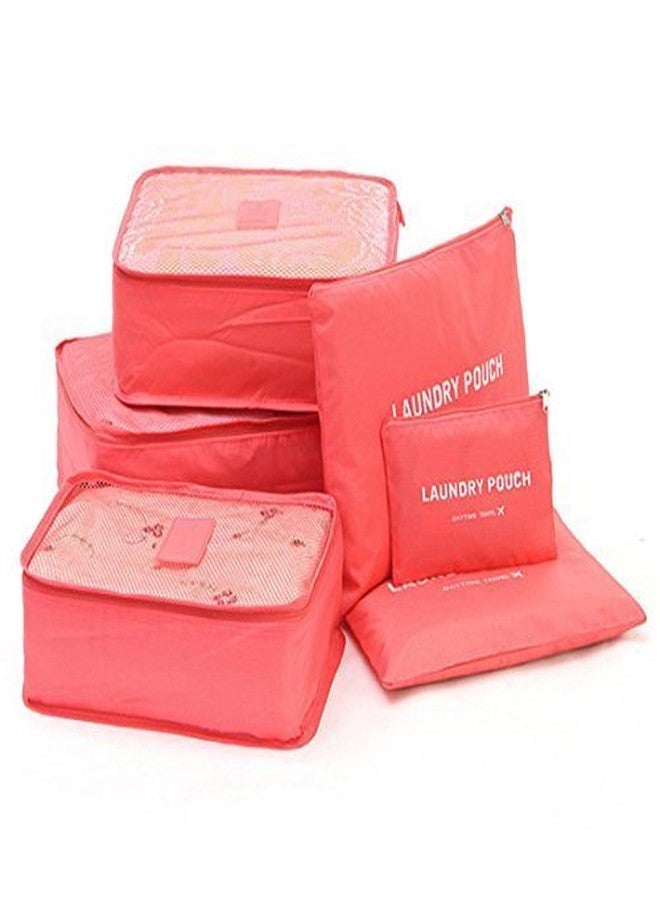 MoneySo 6 Set Travel Storage Bags Multi-functional Clothing Sorting Packages, Travel Packing Compression Pouche, Luggage Organizer Pouch (Rendom Color) - Image 1