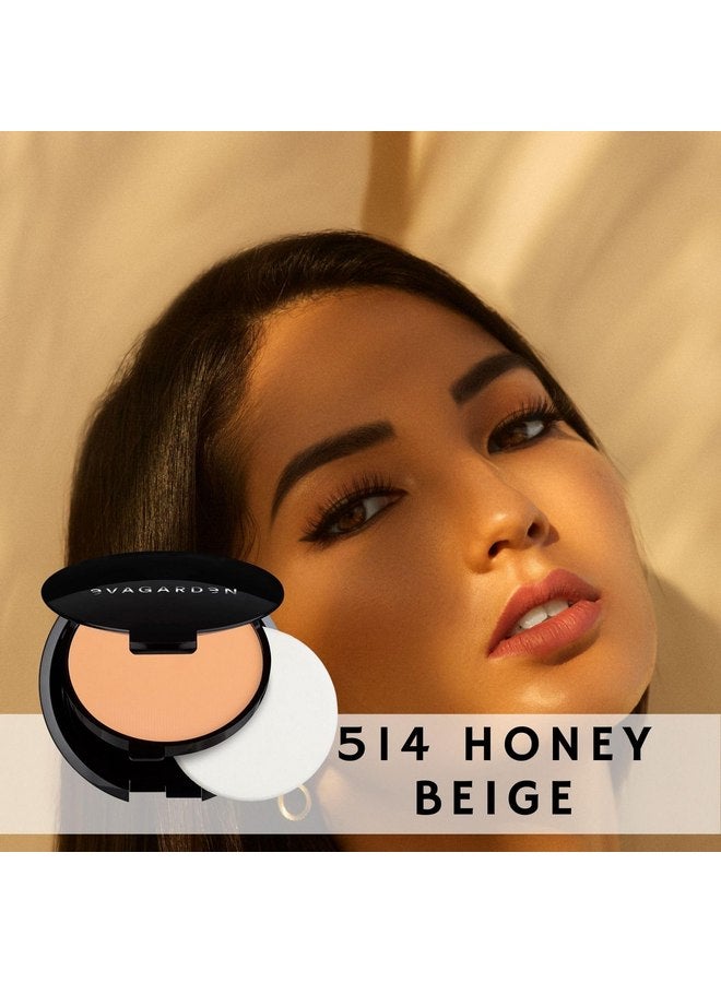 إيفا جاردين كريم أساس Luv Me Care EVAGARDEN Smoothing Effect - مناسب لجميع أنواع البشرة - قوام كريمي يؤدي إلى تطبيق بودرة - لمسة نهائية غير لامعة وحريرية - يلتصق بشكل مثالي - 514 Honey Beige - 0.31 أونصة  - Image 2