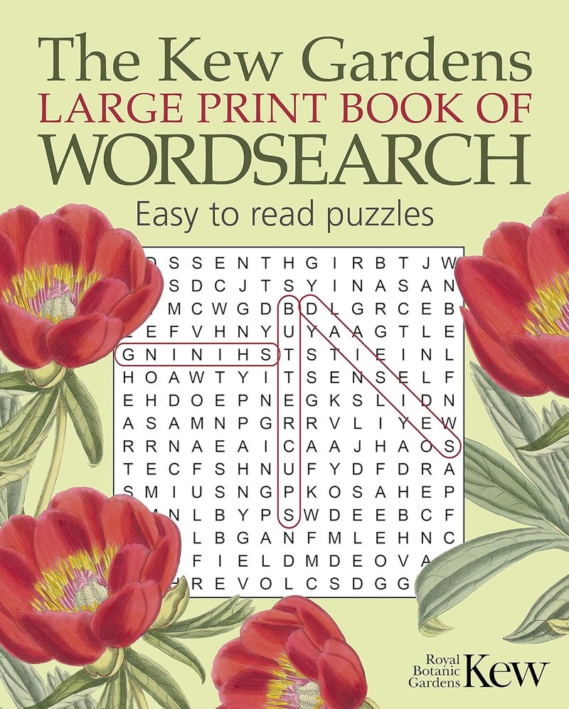 Arcturus The Kew Gardens Large Print Book of Wordsearch
