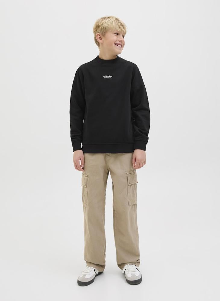Jack & Jones Junior Kids Jjesoho Crew Neck Sweatshirt - Image 4