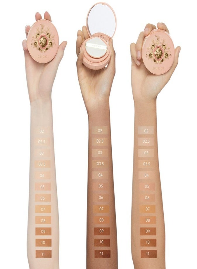 Gucci Cushion De Beauté Glow Foundation 14g – Hydrating Longwear Cushion 06 - Image 4