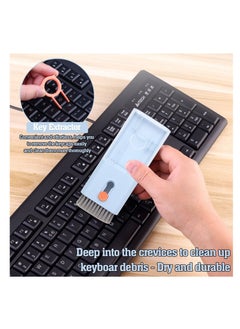 Y&D 10-in-1 Keyboard Screen Cleaner Kit, Multifunctional Laptop Cleaning Brush with Keycap Puller and Brush, Wipe Tools for MacBook Tablet PC Phones Earphone  - Image 3