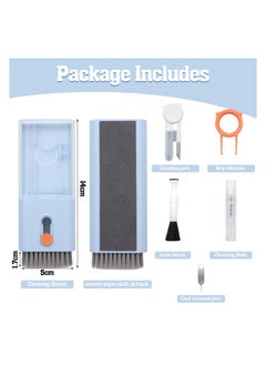Y&D 10-in-1 Keyboard Screen Cleaner Kit, Multifunctional Laptop Cleaning Brush with Keycap Puller and Brush, Wipe Tools for MacBook Tablet PC Phones Earphone  - Image 2