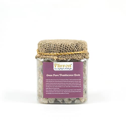 FLIRRON Oman Pure Frankincense Resin, Frankincense Resin, Boswellia carterii, Monastery Incense, Frankincense Tears, Granules (65 Gm) - Image 3