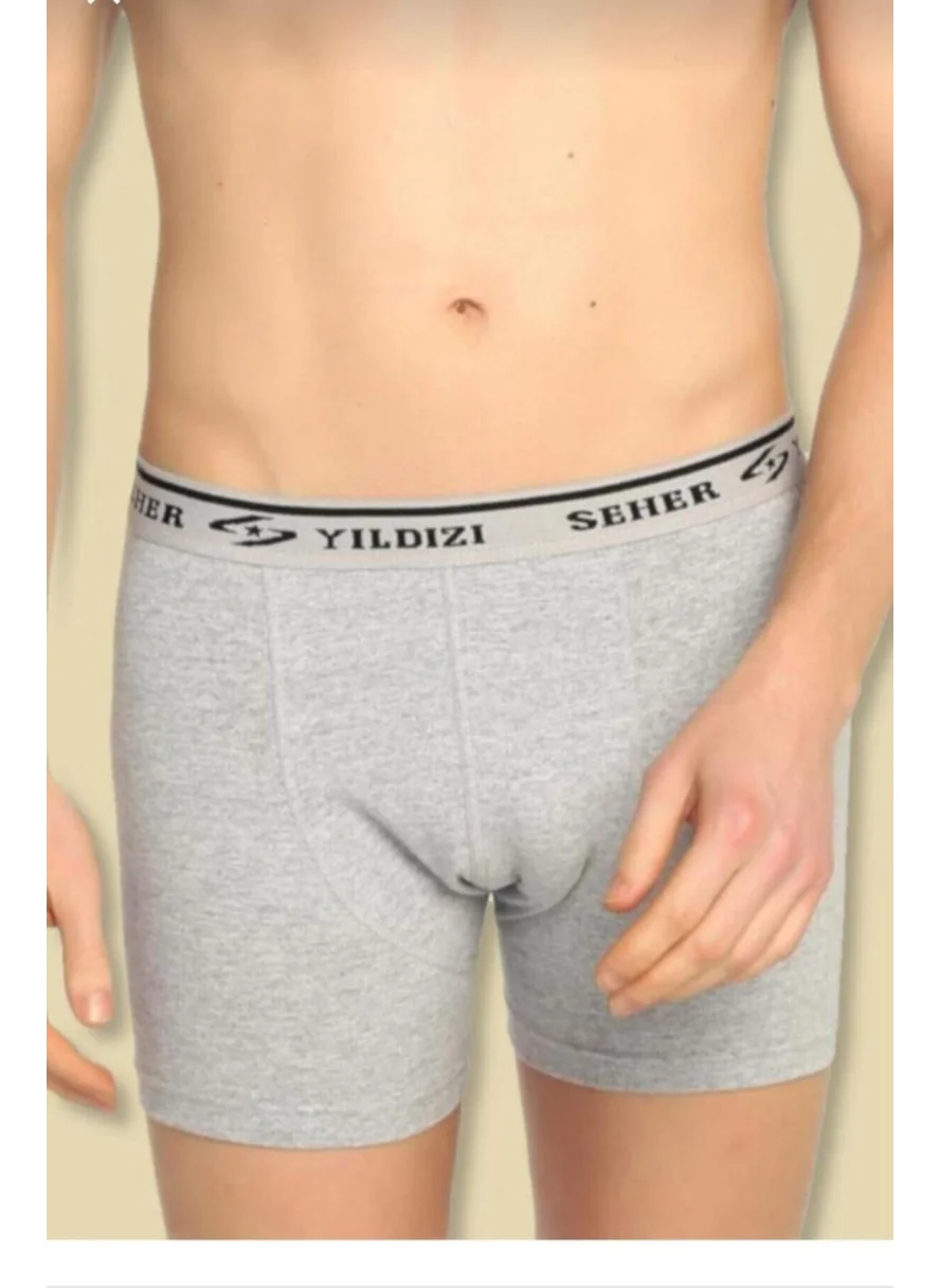 Seher Yıldızı 0060 Men's Lycra Boxer 3 Pieces