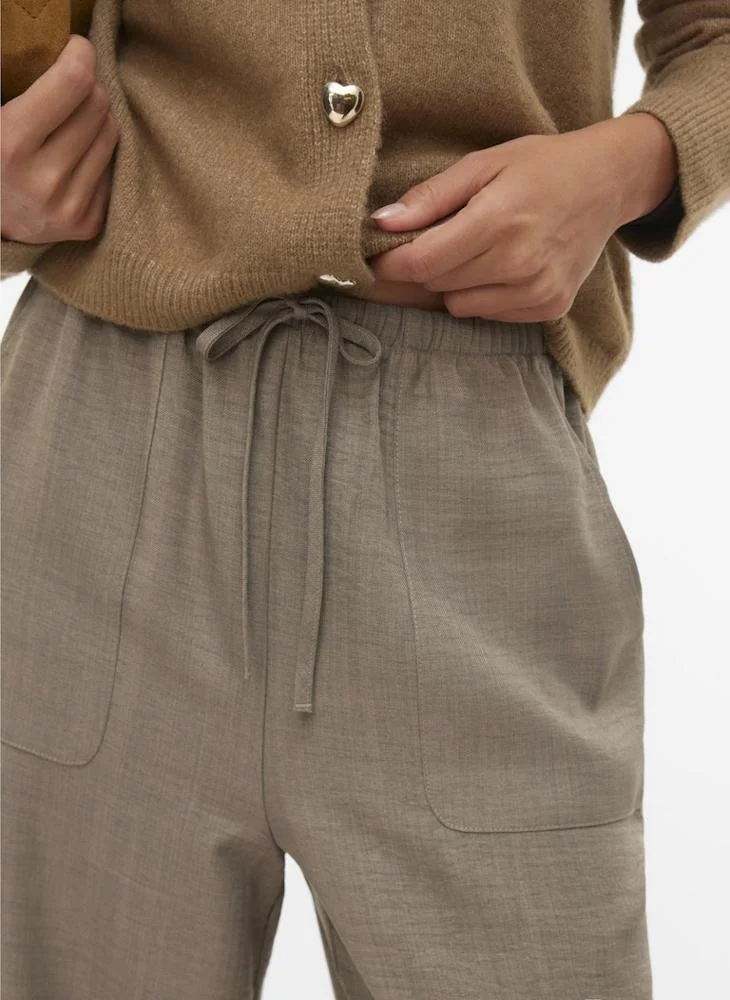 Vero Moda  Loose Fit High Waist Pants 32" for Women | Best Price UAE