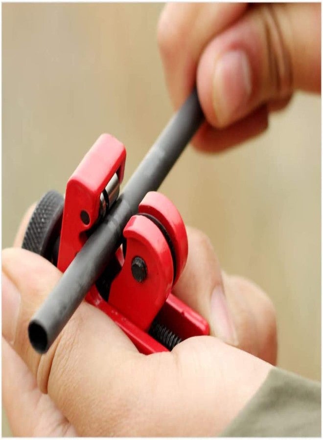 YXQ Mini Arrow Cutter 3-22mm (1/8'' - 7/8'') Adjustable Tube Cutter for Copper Pipe/Stainless Steel Tubing,Red - Image 3