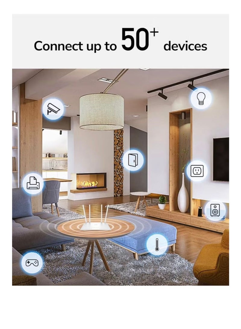 cudy Kodi AC1200 Smart WiFi Extender, WiFi Extender, Access Point, WISP, Dual Band 5GHz, 10/100Mbps LAN, 4x5dBi Antennas, VPN, Guest WiFi, AP Mode, WR1200 - Image 3