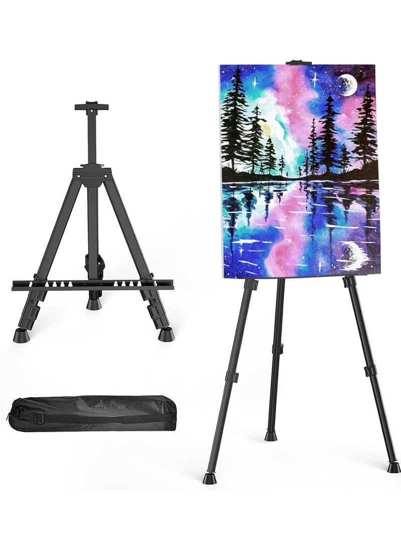 Generic - Black metal drawing easel stand - Image 1