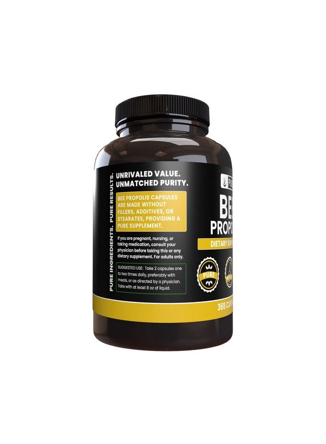 PURE ORIGINAL INGREDIENTS PURE ORIGINAL INGREDIENTS Bee Propolis (365 Capsules) No Magnesium or Rice Fillers, Always Pure, Lab Verified - Image 3