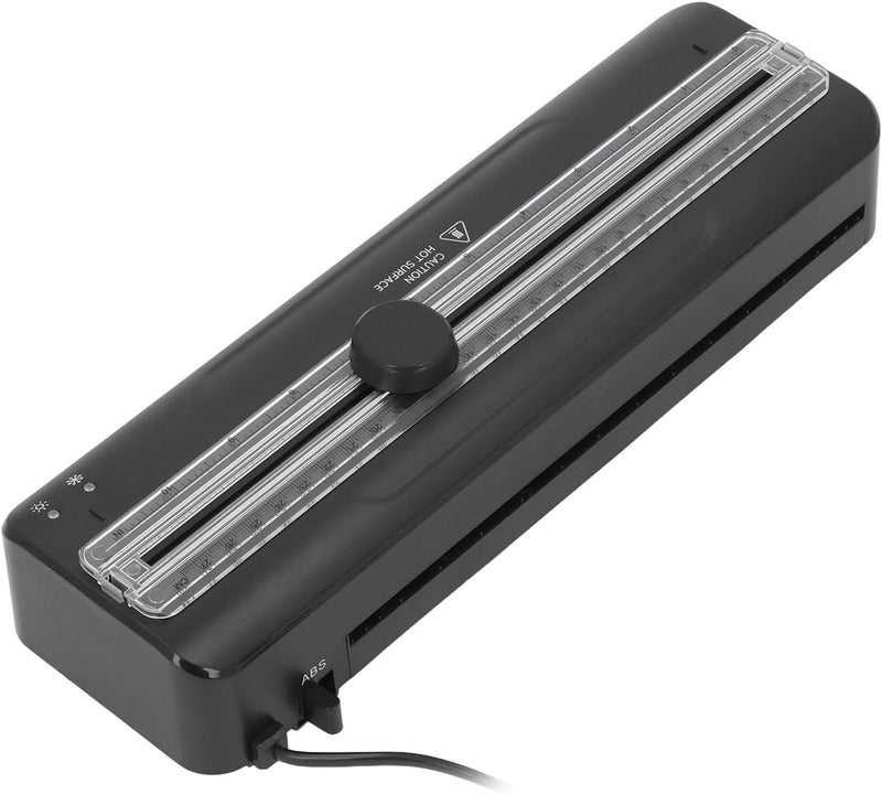WALFRONT Laminator Machine A4 Laminator Thermal and Cold 320mm / min Low Noise Design with Quartz Heater for Menus Certificates Office Use (US Plug AC110-120V) - Image 1