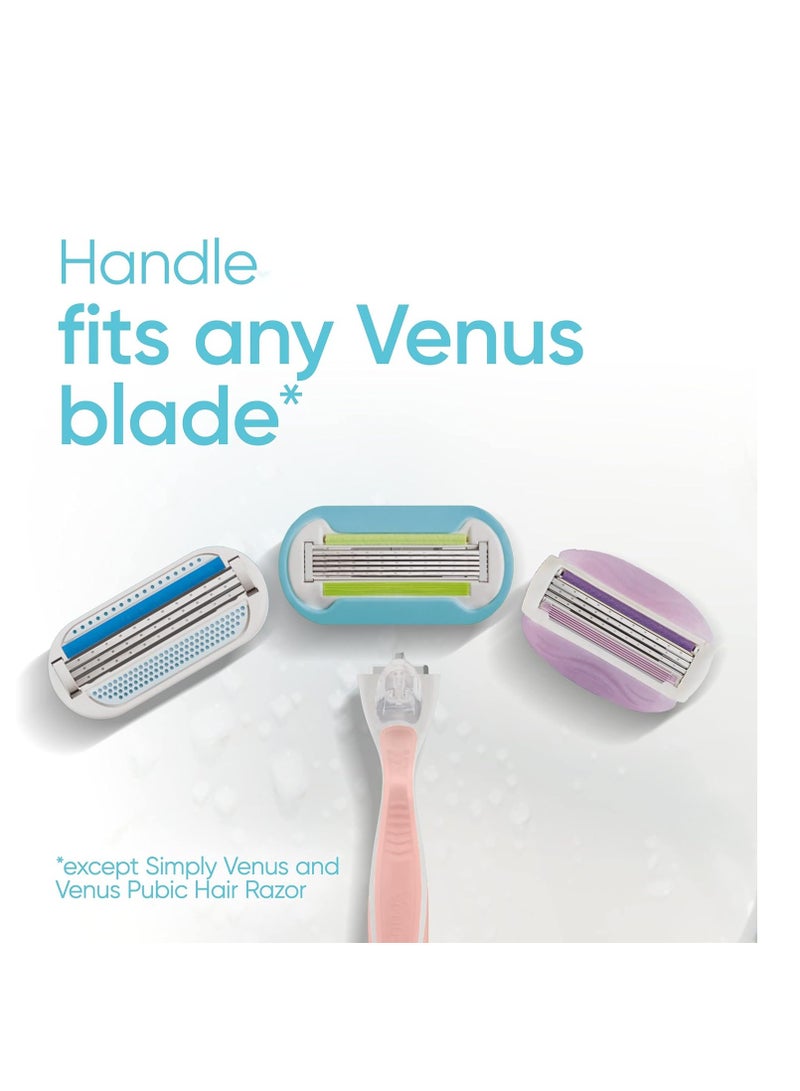 Gillette Venus Extra Smooth Pink Women's Razor Handle + 4 Blade Refills, Holiday Gifts for Women - Image 2