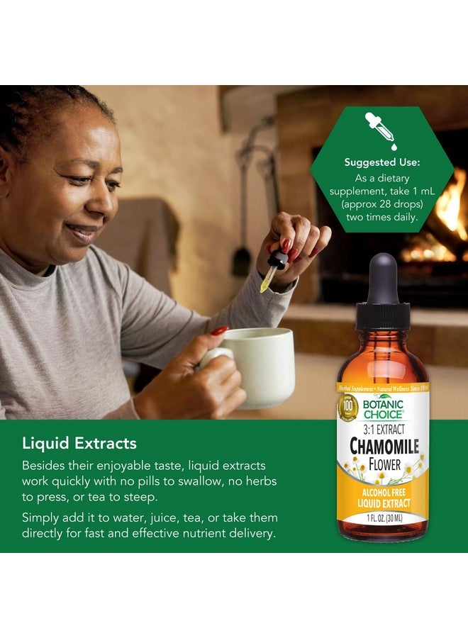 Botanic Choice Chamomile Flower Alcohol Free Liquid Extract, 1 Fluid Ounce - Image 3